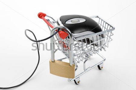 stock-photo-shopping-cart-lock-and-computer-mouse-concept-of-online-shopping-security-56461597